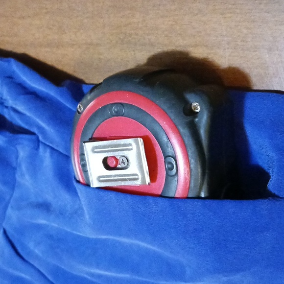 100% Silk Dress Blue Button Down Size 6 Pockets Midi - Picture 4 of 11